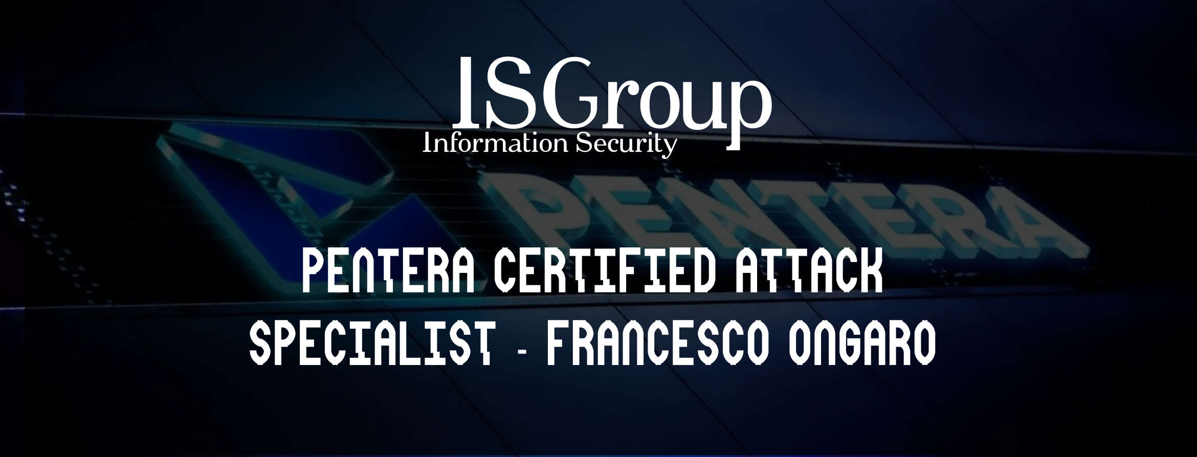 Especialista Certificado en Ataques de PenTera - Francesco Ongaro